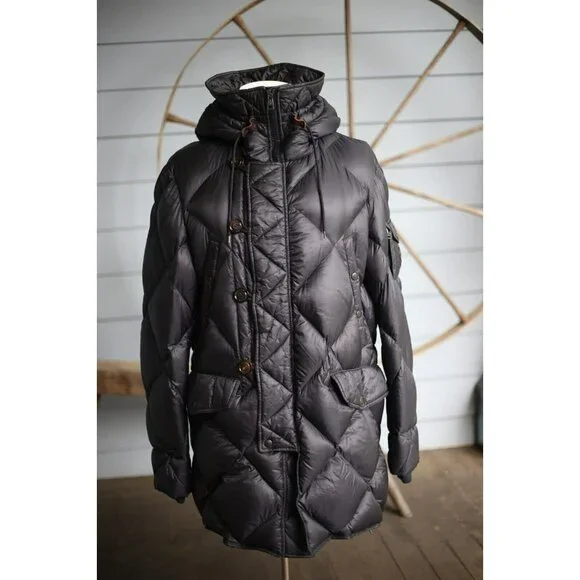 Moncler Edwin Warm Down Jacket Size 2 / Medium / Navy $1,850